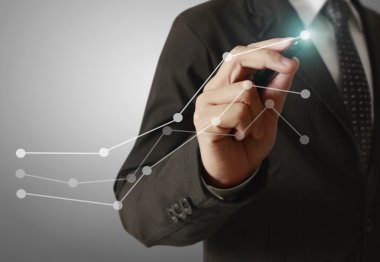 Çizim grafik büyüyen bir grafik