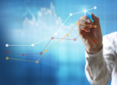 Çizim grafik büyüyen bir grafik