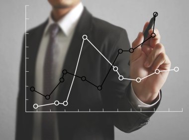 işadamı çizim grafikler 