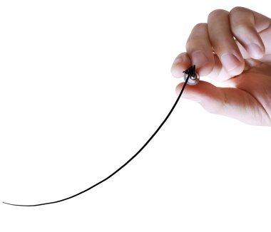 İşadamı grafik büyüyen grafik çizim