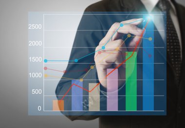 Çizim grafik büyüyen bir grafik