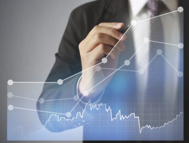 Çizim grafik büyüyen bir grafik