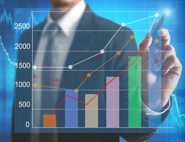 Çizim grafik büyüyen bir grafik