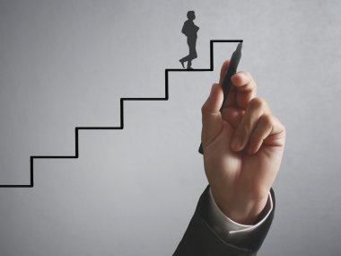 Çizim grafik büyüyen bir grafik