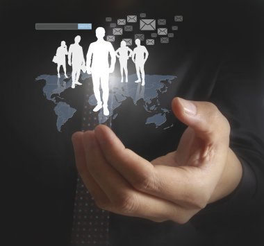 sosyal ağ yapısı içinde el 