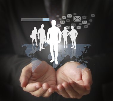 sosyal ağ yapısı içinde el 