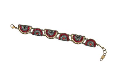 beyaz izole moda bilezik