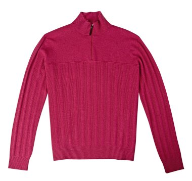 beyaz izole kırmızı kazak