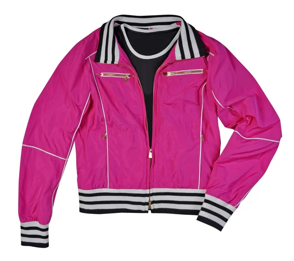 Chaqueta rosa aislada en blanco — Foto de Stock