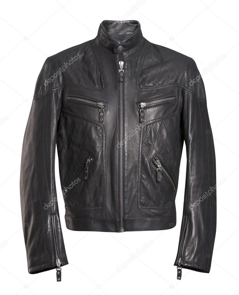 black jacket isolated on white background
