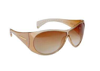 Beyaz arkaplanda izole edilmiş güneş gözlükleri