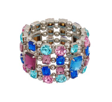 beyaz izole moda bilezik