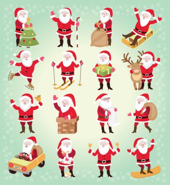 Noel Baba ile Noel simgeler kümesi