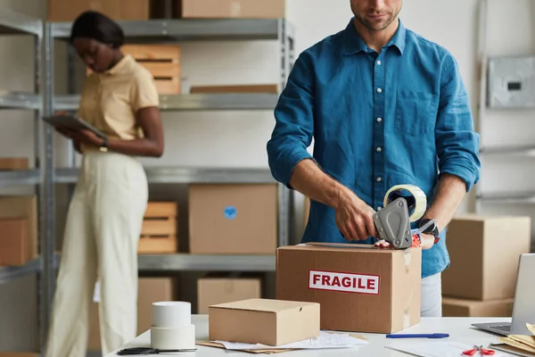 Shipping Post in Warehouse — Stock Photo, Image