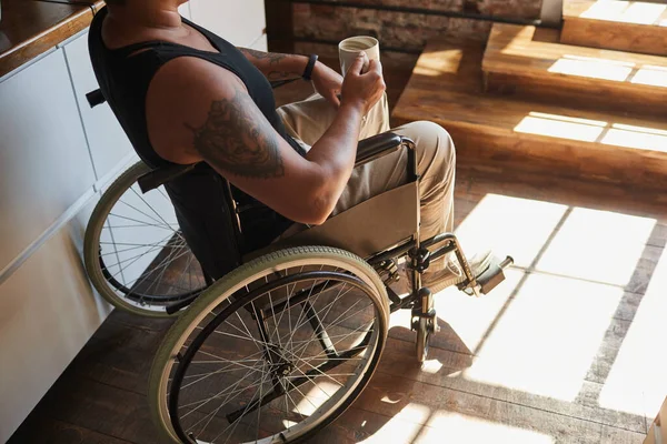 Woman with Disability in Sunlight — Stock Fotó