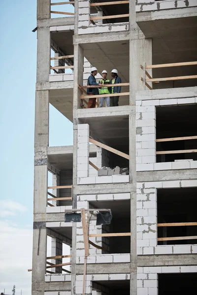 Flatgebouw bouw — Stockfoto