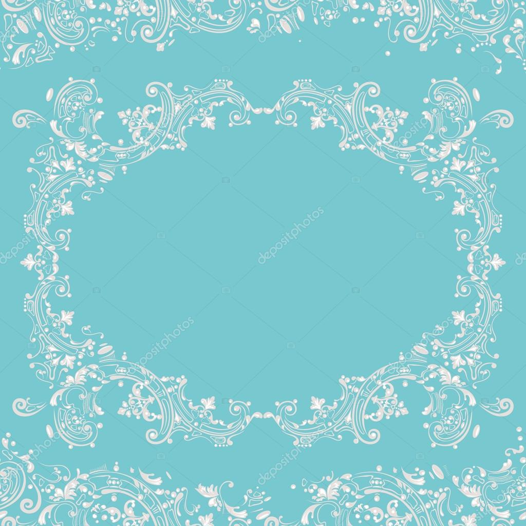 Abstract fancy background, decorative pattern frame — Stock Vector © nairine #53553437