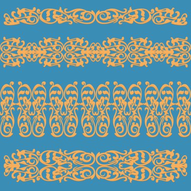 süslü çiçek dönen dekoratif desenli