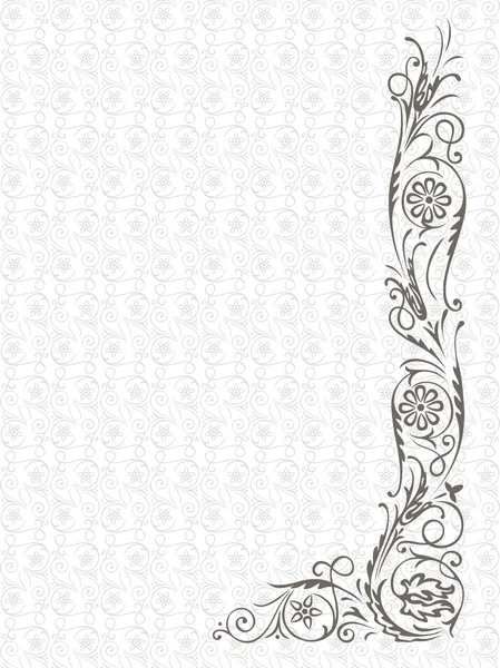 Nahtlose florale Hintergrund Schmuck Blume — Stockvektor