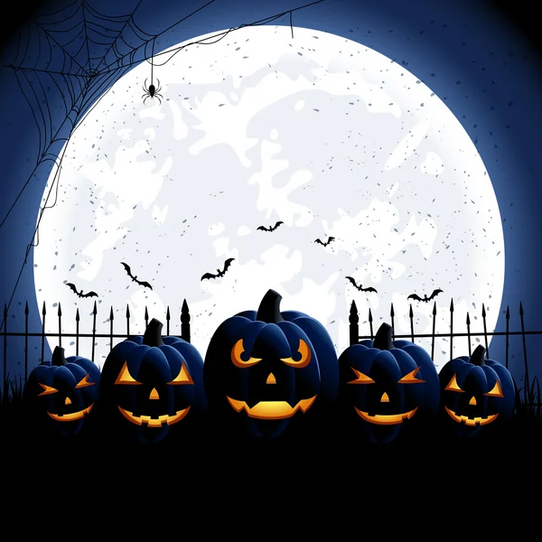 Citrouilles d'Halloween — Image vectorielle