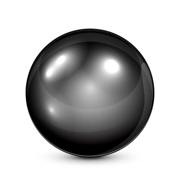 Schwarze Perle — Stockvektor