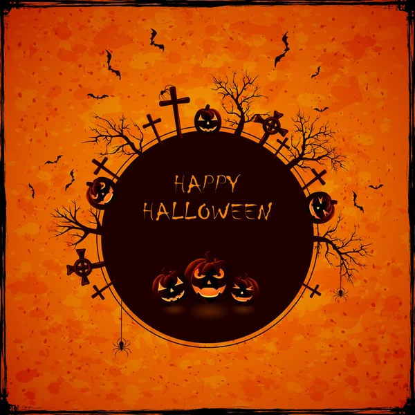 Grunge-Hintergrund zu Halloween — Stockvektor