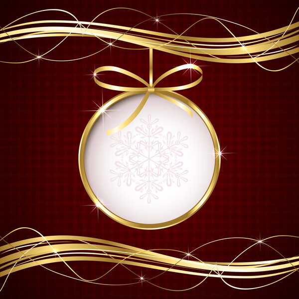 Abstract Christmas ball