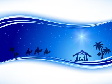 yıldız ile Noel arka plan