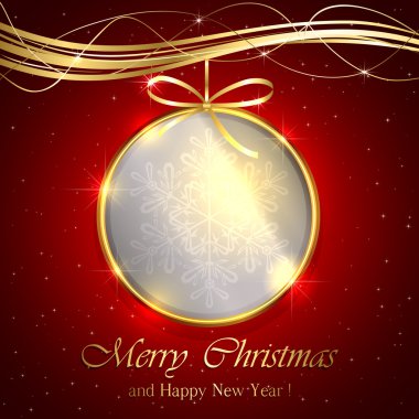 Noel ball kırmızı