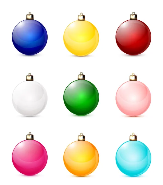 Christmas balls — Stock Vector