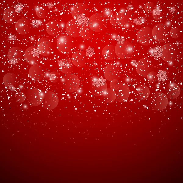 Fond rouge de Noël — Image vectorielle