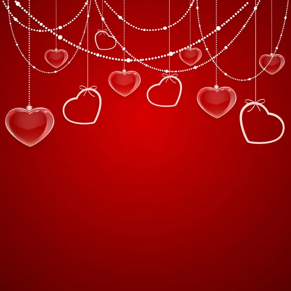 Décoration Valentines — Image vectorielle