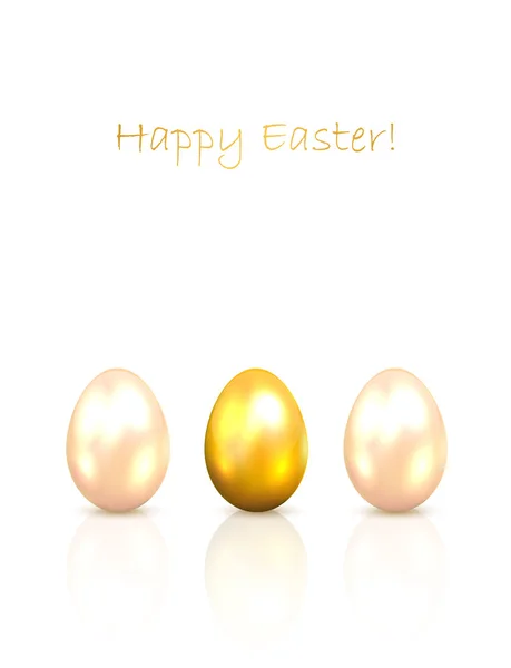Shiny Easter eggs — Stock Vector