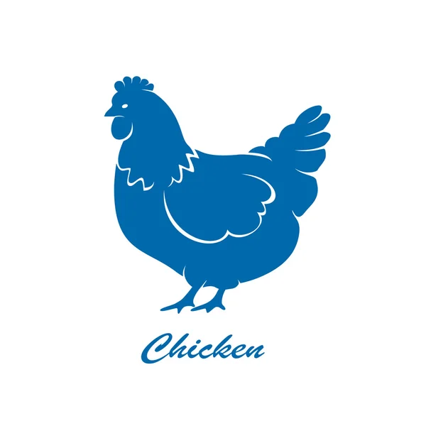 Icono de pollo — Archivo Imágenes Vectoriales