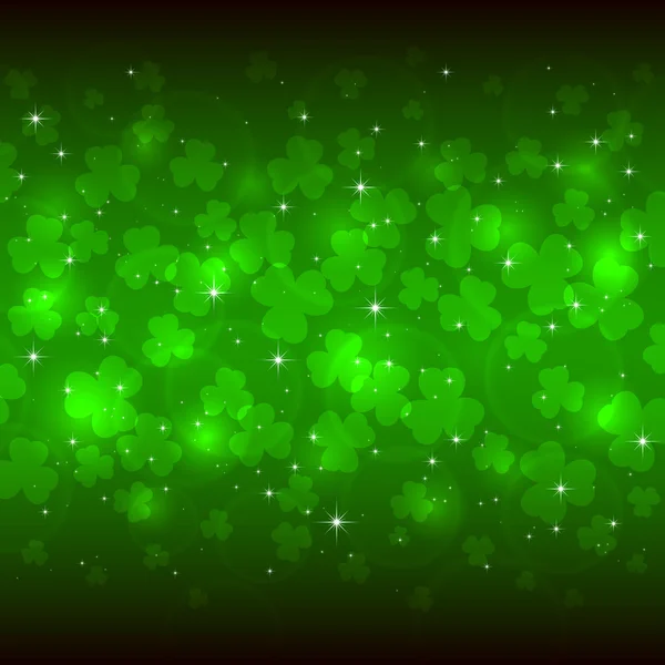 Зеленый фон клевера — стоковый вектор