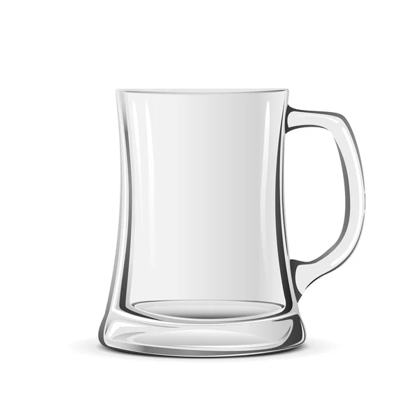 Taza de vidrio — Vector de stock