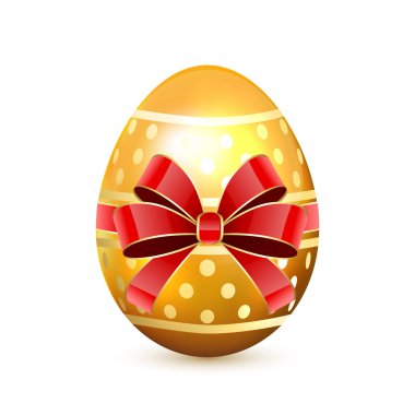 yay ile altın Paskalya yortusu yumurta