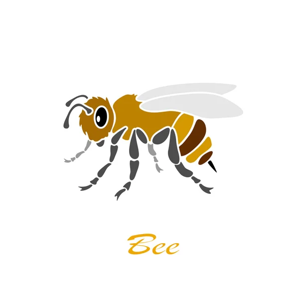Bee-ikonen — Stock vektor