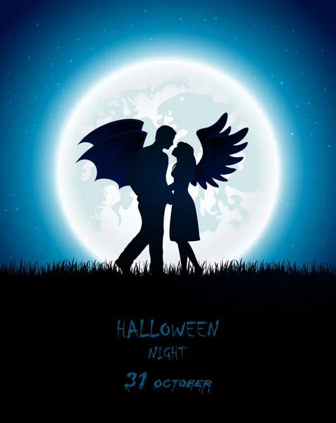 Nuit d'Halloween — Image vectorielle