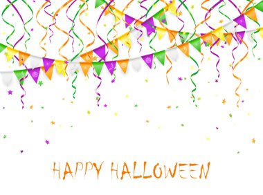 Cadılar Bayramı bayraklar ve flamalar