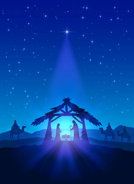 Birth of Jesus — Stock Vector