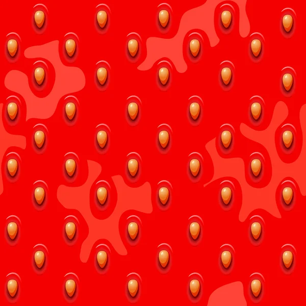 Red strawberry background — Stock Vector