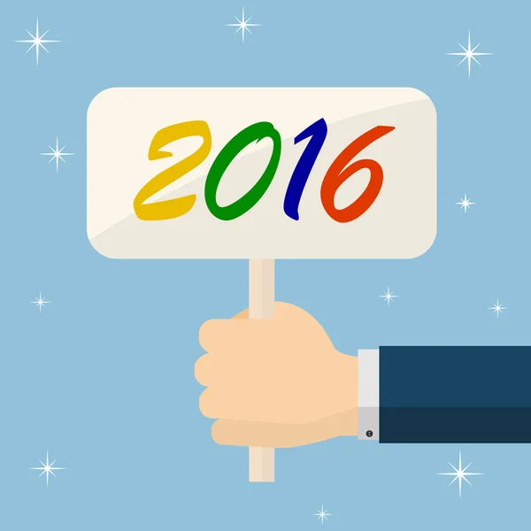 New 2016 Year — Stock Vector