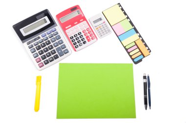 Organize masa veya çalışma alanı konsepti