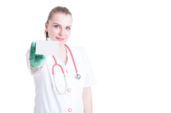 Profesjonalne usługi medyczne koncepcja z kobieta lekarz i visi — Zdjęcie stockowe