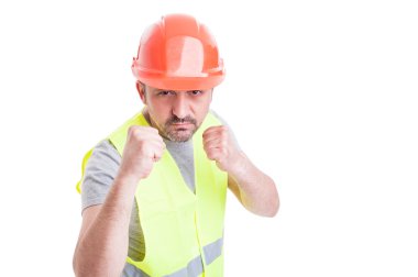 Şiddet ve savaş agresif yakışıklı Oluşturucu