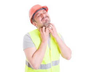 Sakal kaşıntılı olması çekici genç Oluşturucu