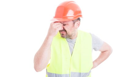 Portre erkek yapıcı bir şeyler yapmak unuttum