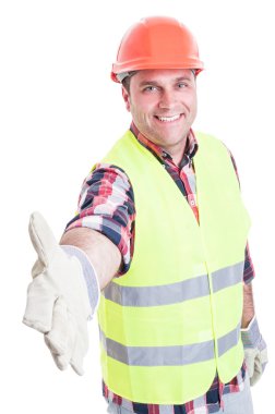 Yakışıklı Oluşturucusu el sallamak hareketi yapıyor
