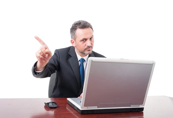 Hombre de negocios haciendo gesto de rechazo —  Fotos de Stock